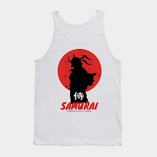 Samurai Courage Loyalty Honour Tank Top